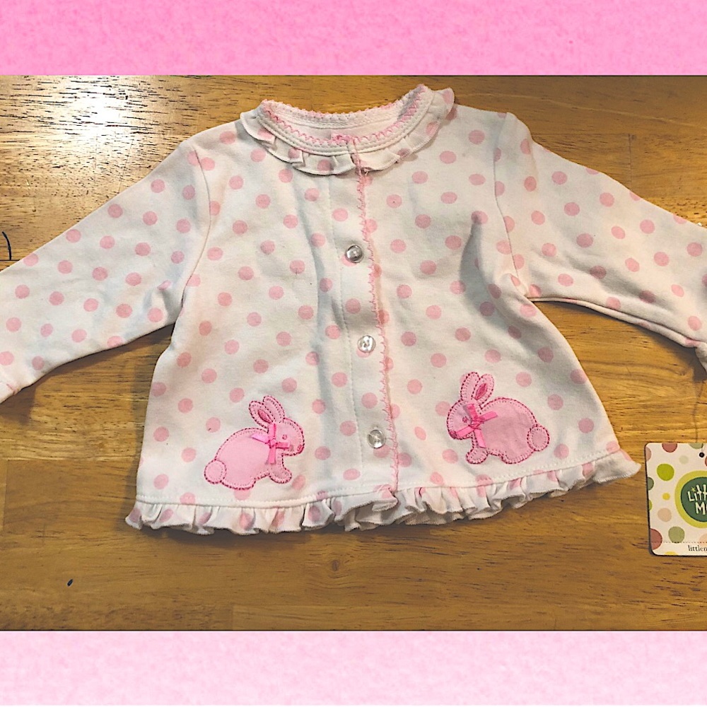 New! Little Me White Cardigan!
